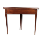 Empire game table of mahogany from around the 1830s