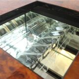 Paul michel burl wood multi functional coffee table and dry bar