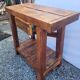 Wooden workbench 101×90cms with 1 drawer