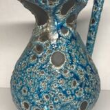 Vase pichet fat lava écume de mer rétro vintage Vallauris