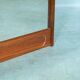 Miroir design vintage scandinave, miroir MidMod en teck
