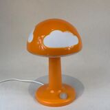 Lampe champignon orange Ikea 1990 Skojig