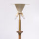 Hollywood Regency Suede Floor Lamp 1970s France