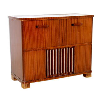 Mahogany vinyl radio cabinet "Type FS 724 A" Philips, 1950