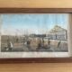 Antique color engraving, Compagnie des Indes de Pontichery
