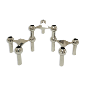 Three candle holders Fritz Nagel and Caesar Stoffi for BMF