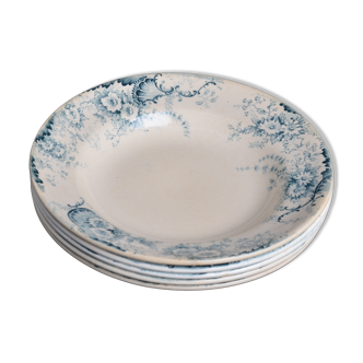 Assiettes creuses Terre de fer