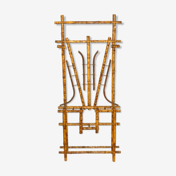 Portemanteaux bambou, XIXème siècle, 76x174 cm