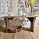 Wooden bedside table