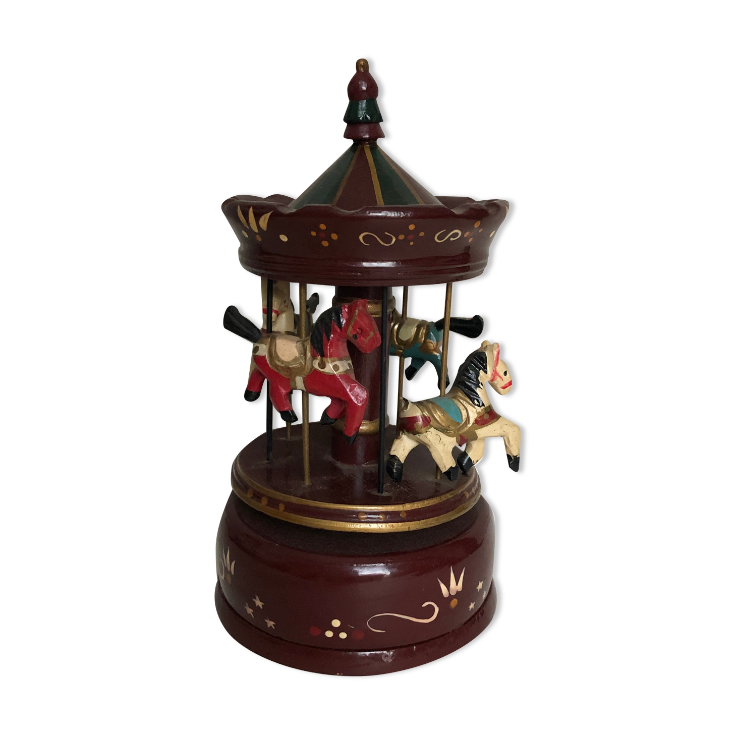 Toy musical merry-go-round