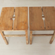 Set of 2 antique stools