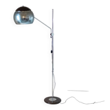 Lampadaire en métal chromé, Italie années 1960