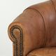 Vintage sheepskin clubchair in a beautiful cognac colour with a sturdy look