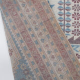 Vintage faded turkish oushak rug 103 x 190 cm