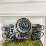 Flowerstone cups and plates