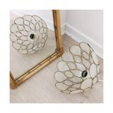 Mother of pearl hanging lamp