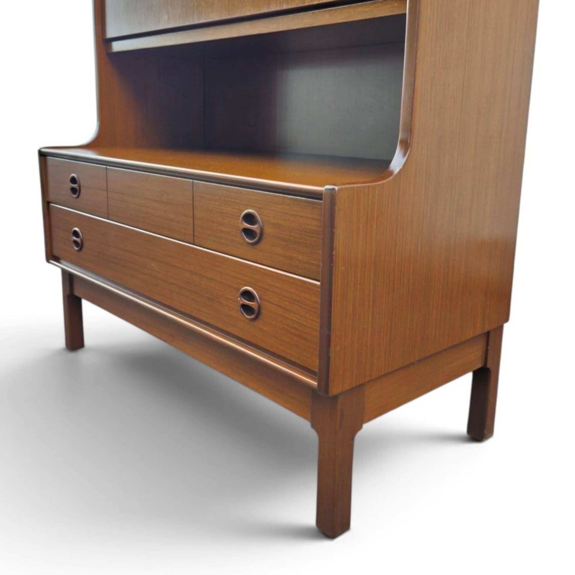 Scandinavian teak bookshelf furniture