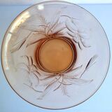 Ancien vase en verre gravé