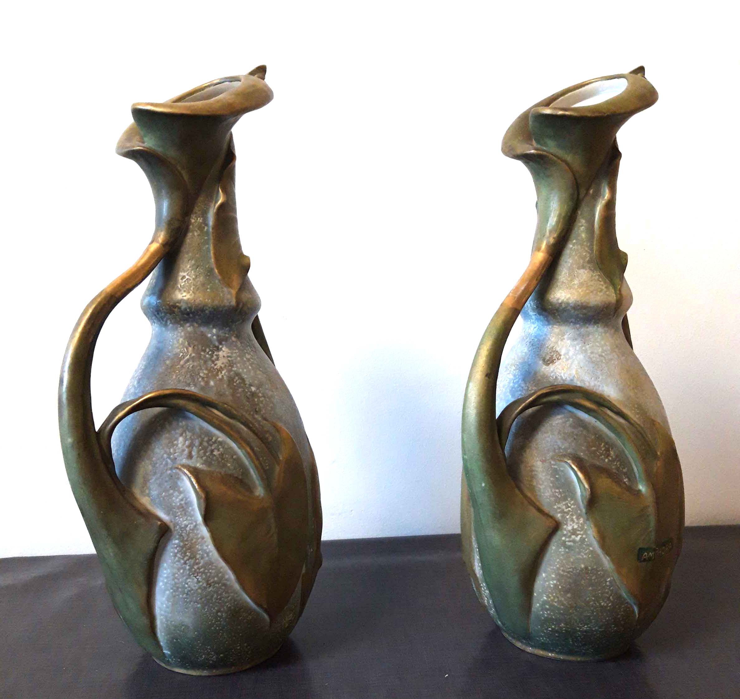 Pair of imperial amphora vases