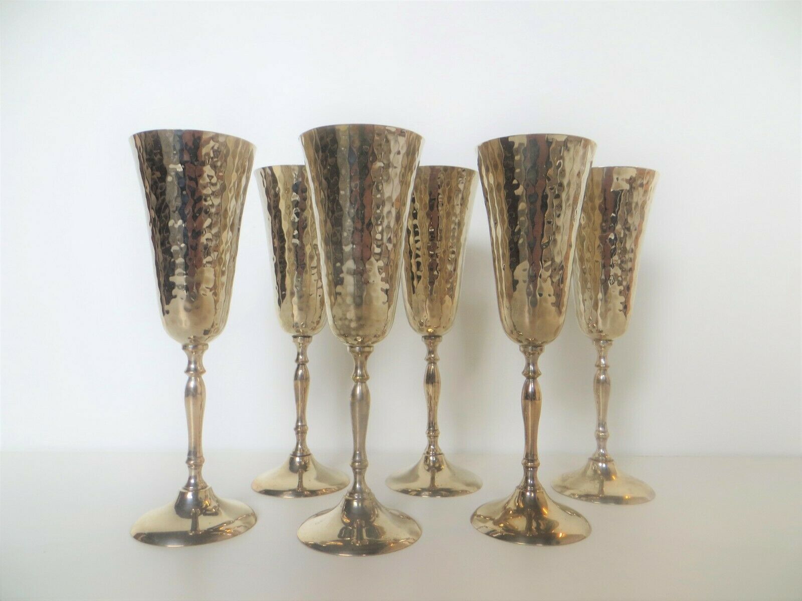6 champagne flutes