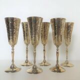6 champagne flutes