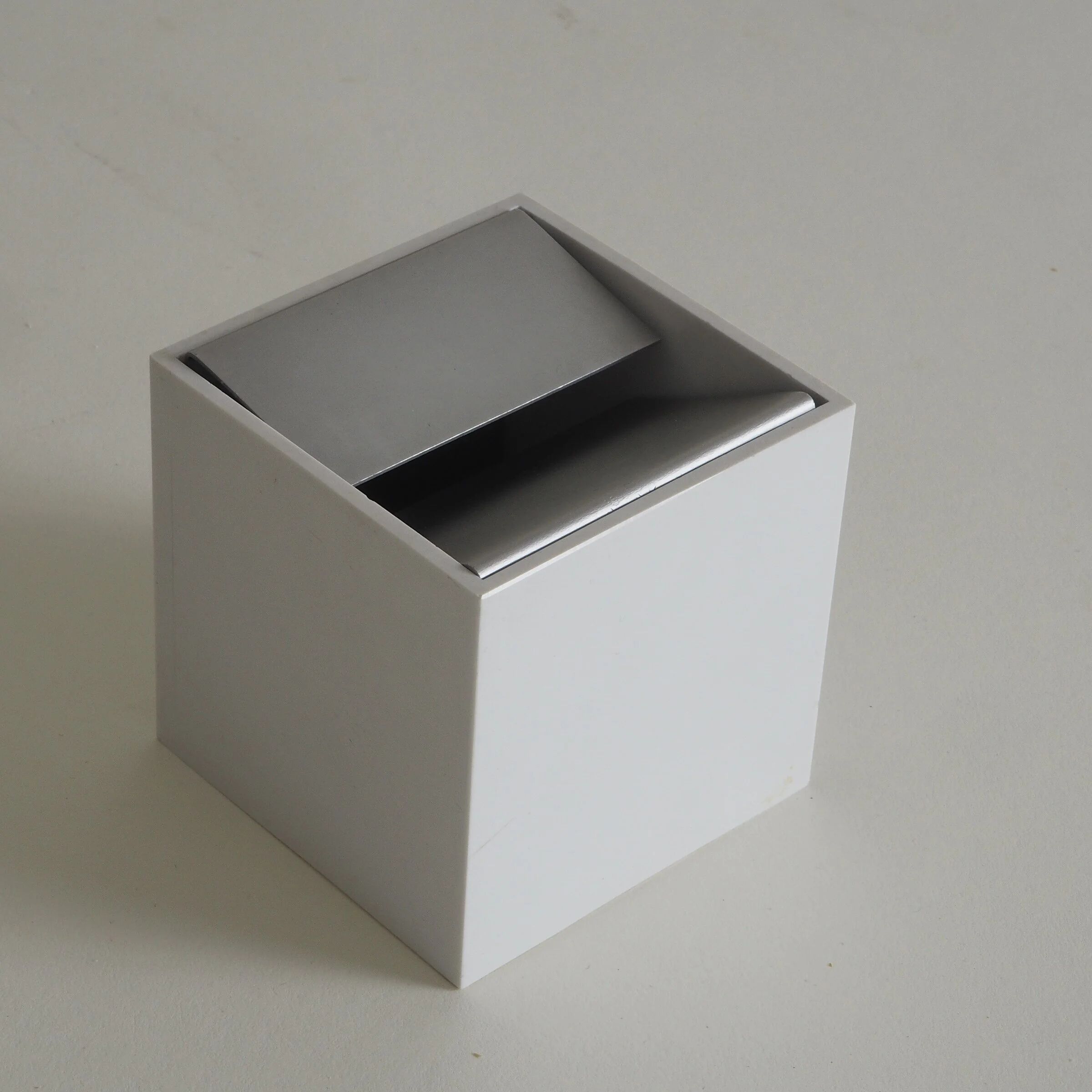 Cubo ashtray by Bruno Munari for Danese Milano