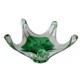 Art glass cup in the style of Josef Hospodka's creations for the v