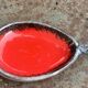 Coupelle en céramique vintage, de couleur rouge, forme originale et design
