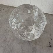 Kosta Boda Scandinavian Art Glass Tealight Holder / Ice Glass Candle H