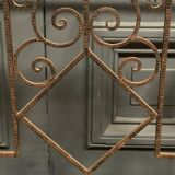 Art Deco umbrella stand in hammered ironwork 1930
