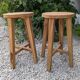 Paire de tabourets