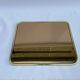 Mirror 1980 brass entourage dore modernist glass smokes 91x76cm