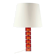 Lampe de table en verre artistique scandinave et laiton du milieu du siècle par C. Fagerlund, années 1960.