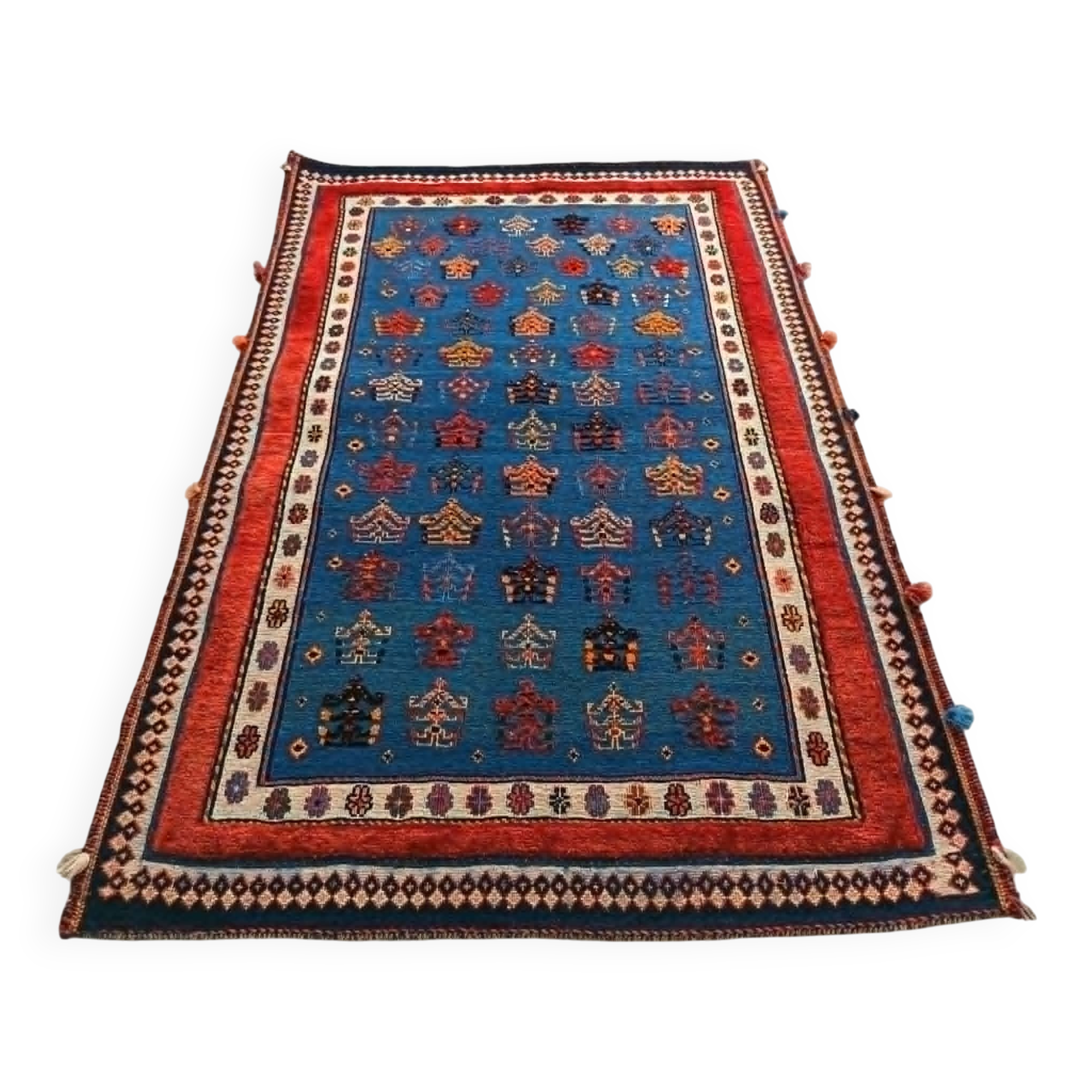 Tapis Persan Qashqaï fait main