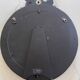 Round carved wooden mirror