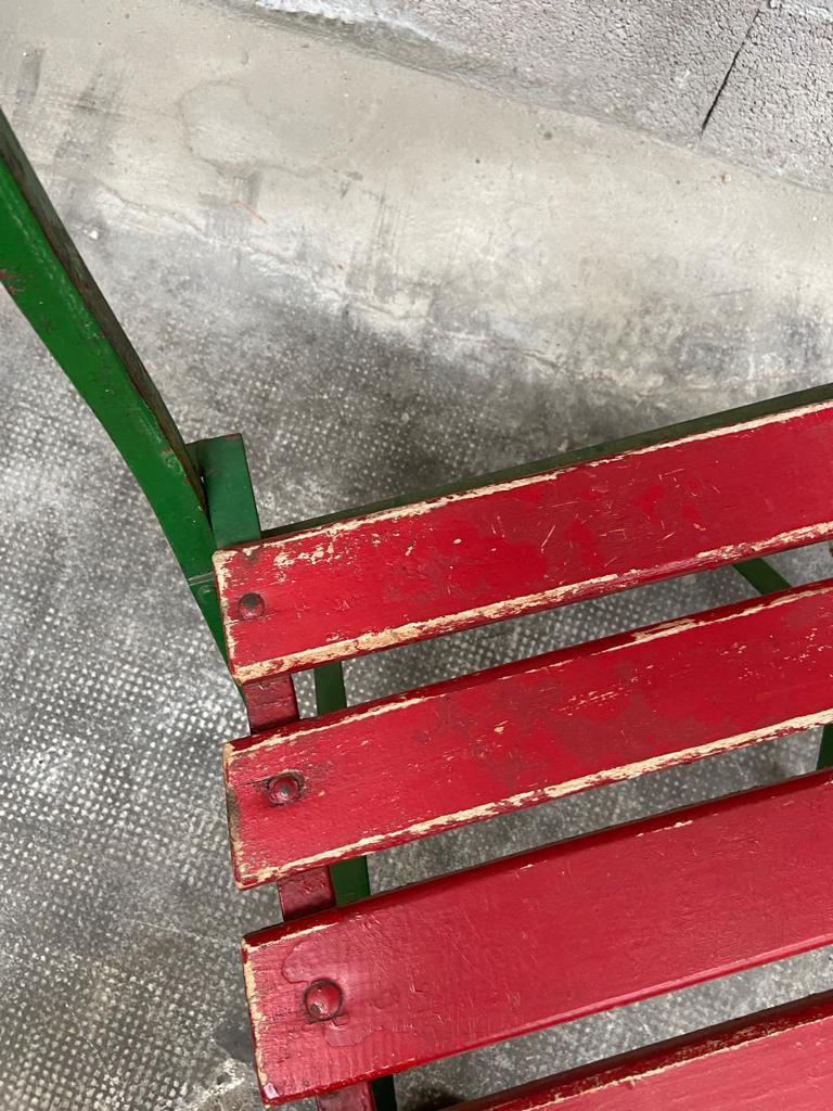 2 Chairs bistro brewery beer Moritz Pfaffenhoffen café folding terrace 1930