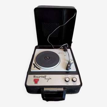 Teppaz tourist major - portable record player - mains/battery - works