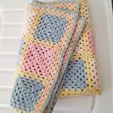 Crocheted baby plaid cover