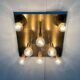 Vintage German Brass Ceiling or Wall Lamp from Sölken, 1970s