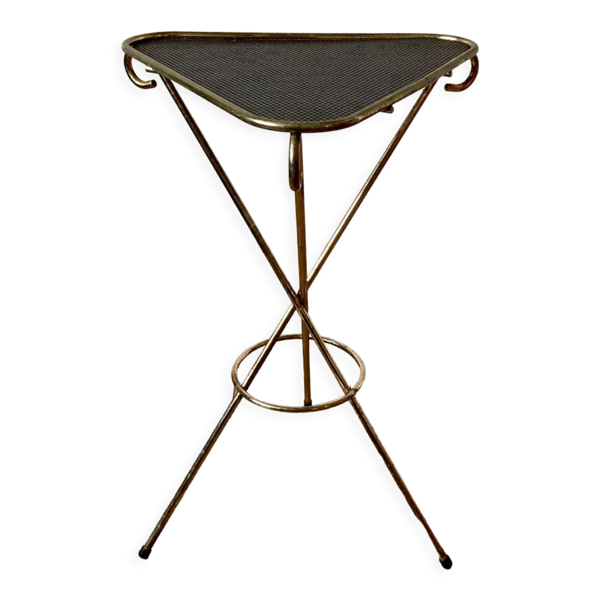 Perforated metal tripod harness