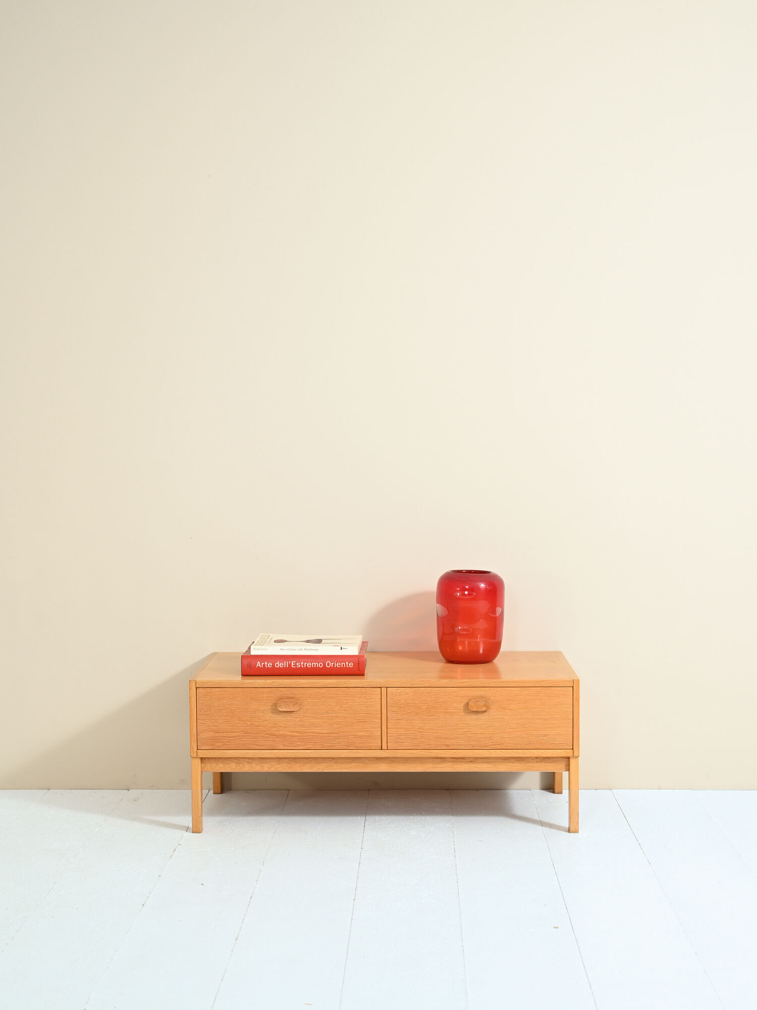 Chest of drawers - Vintage oak TV cabinet