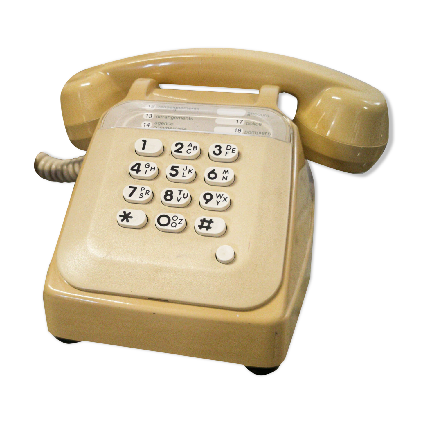 Vintage phone with keys