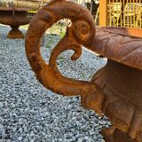 cast iron-eared medici vase