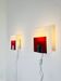 Minimalist Postmodern Wall Lights by Nafa Nybro Armaturfabrik, Sweden 1980s