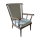 Fauteuil en bois dossier éventail baumann