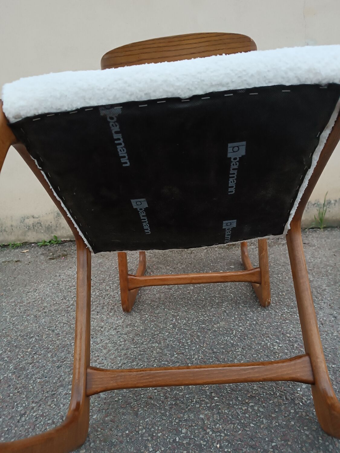 Paire de chaises Baumann traîneau