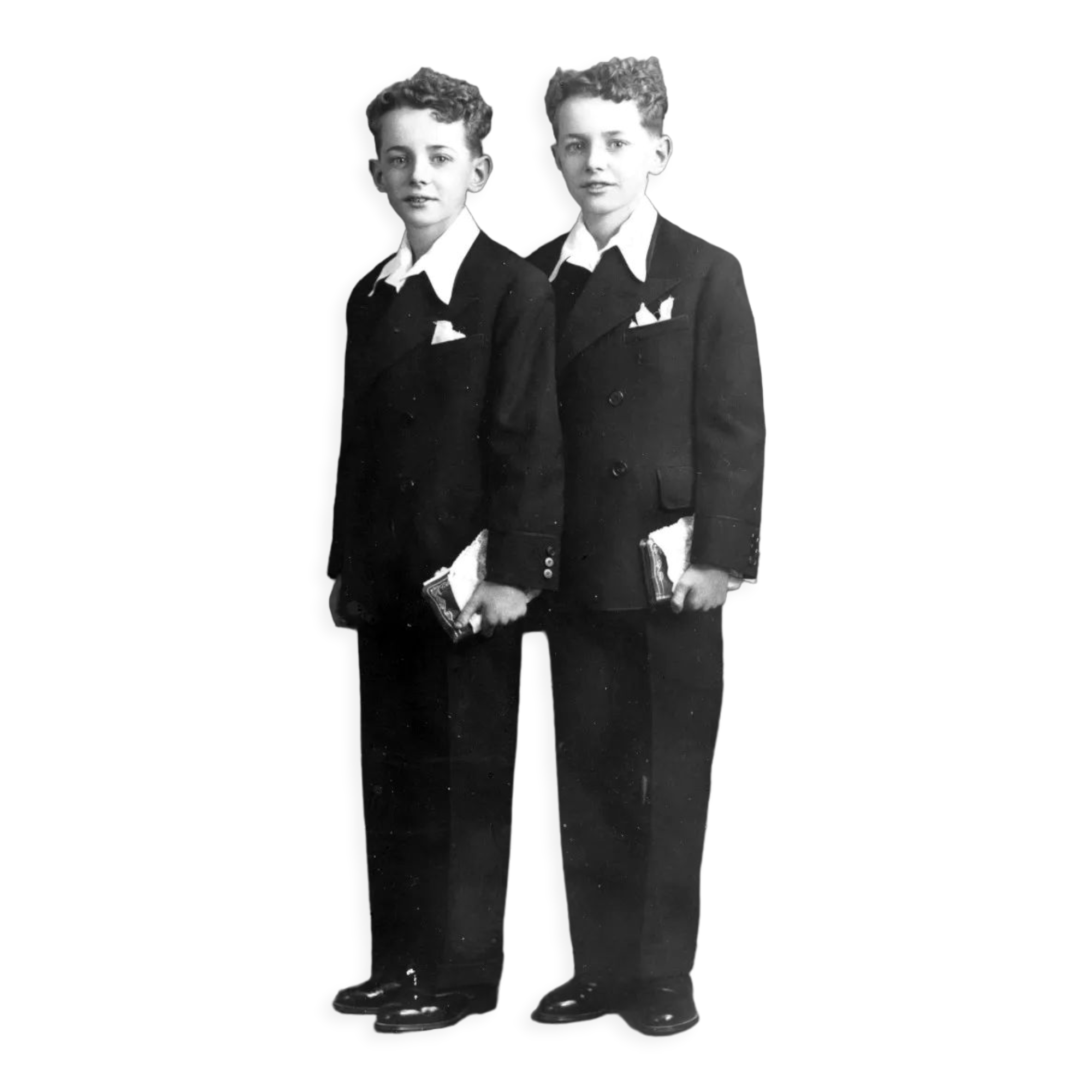 Photographie ancienne des jumeaux