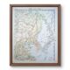 Asia, China and Japan. Geographical map printed in 1900.