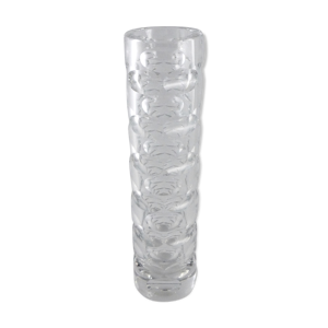 vase cylindrique facetté