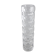 Cylindrical vase faceted crystal of the years 60/70